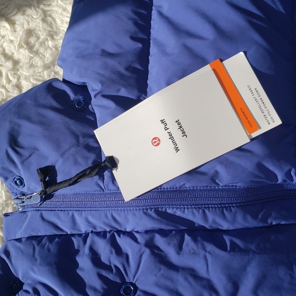 Lululemon Wunder Puff Jacket Psychic Blue 4 nwt - Picture 6 of 11